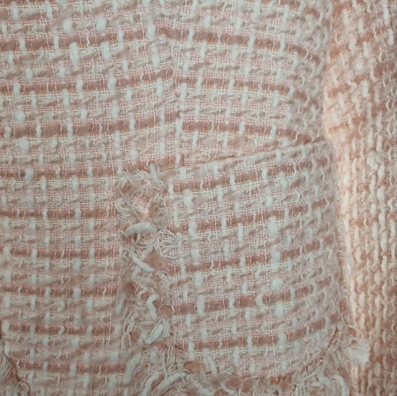 Zara pink tweed blazer size usa 8 is a au 10 to 12 - Picture 3 of 7